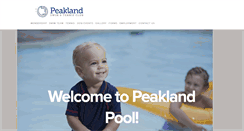 Desktop Screenshot of peaklandpool.com